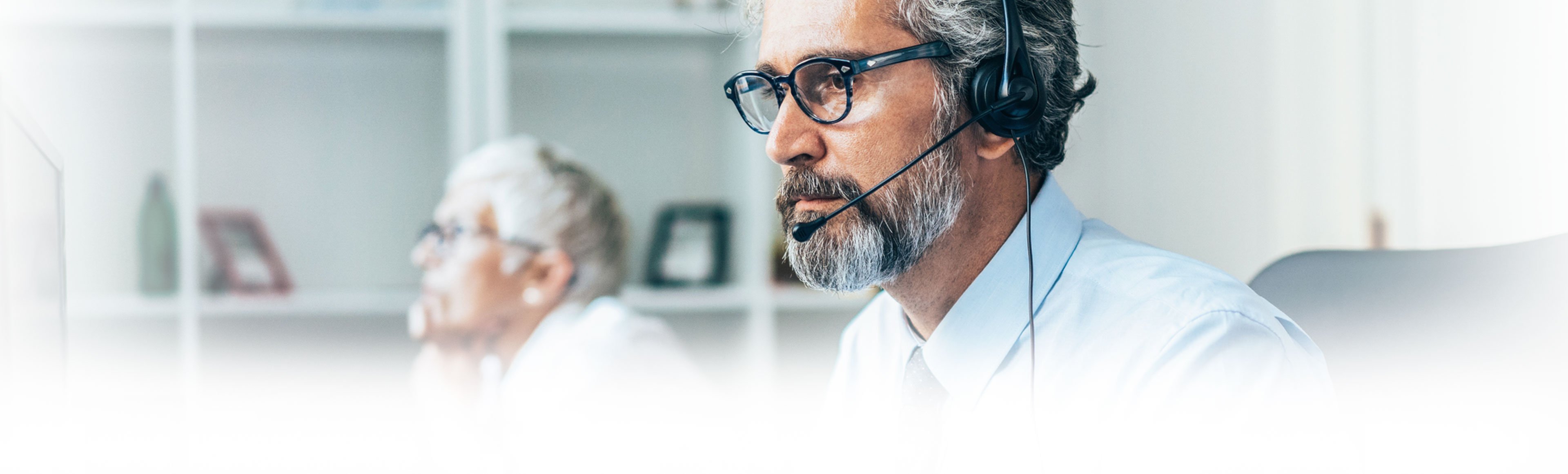 Man with headset